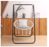 XÍCH ĐU THƯ GIÃN SWING COTTON MACRAME MÀU KEM TRẮNG