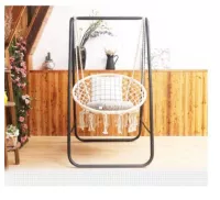 XÍCH ĐU THƯ GIÃN SWING COTTON MACRAME MÀU KEM TRẮNG