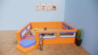 Khung chơi hạt new  hot màu cam