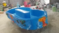 BỂ CÂU CÁ COMPOSITE HÌNH ELIP CÓ ĐÈN
