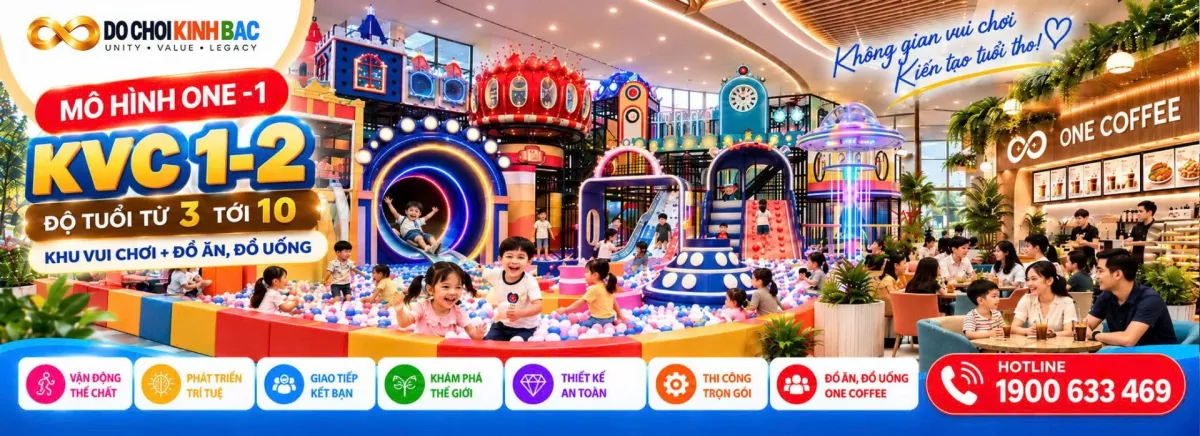Giải pháp khu vui chơi cho trẻ từ 3-10 tuổi