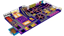 Trampoline park sân chơi nhào lộn nhảy cao thanh thiếu niên