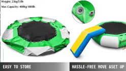 Trampoline phao bãi biển đẳng cấp vui chơi nhào lộn siêu to