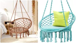 Đan dây thừng Xích đu thu giãn full đầy đủ Macrame cotton