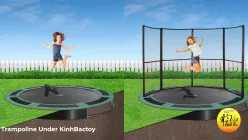 Trampoline down under thi công lắp đặt thực tế