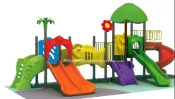 Modern swimming pool continuous slide house