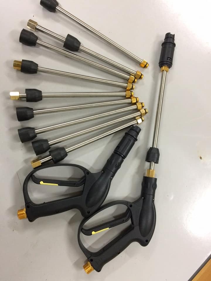 súng máy rửa xe mini