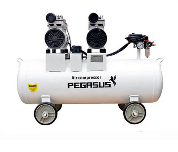 Nén khí không dầu Pegasus TM-OF550*2-70L-1.5HP