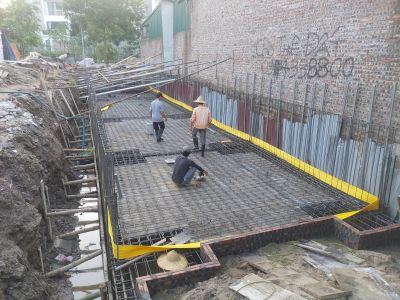 Xử lý chống thấm tầng hầm tại Phúc Lợi, Long Biên, Hà Nội
