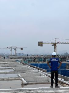 Thi công chống thấm tại khu đô thị Thanh Hà - Hà Nội