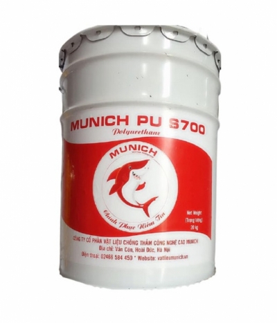 Munich Pu S700 - Chất chống thấm gốc polyurethane siêu đàn hồi 1 thành phần