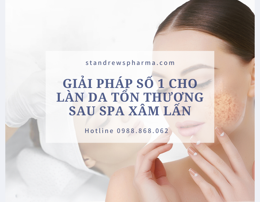 Giải pháp cho làn da tổn thương sau spa xâm lấn