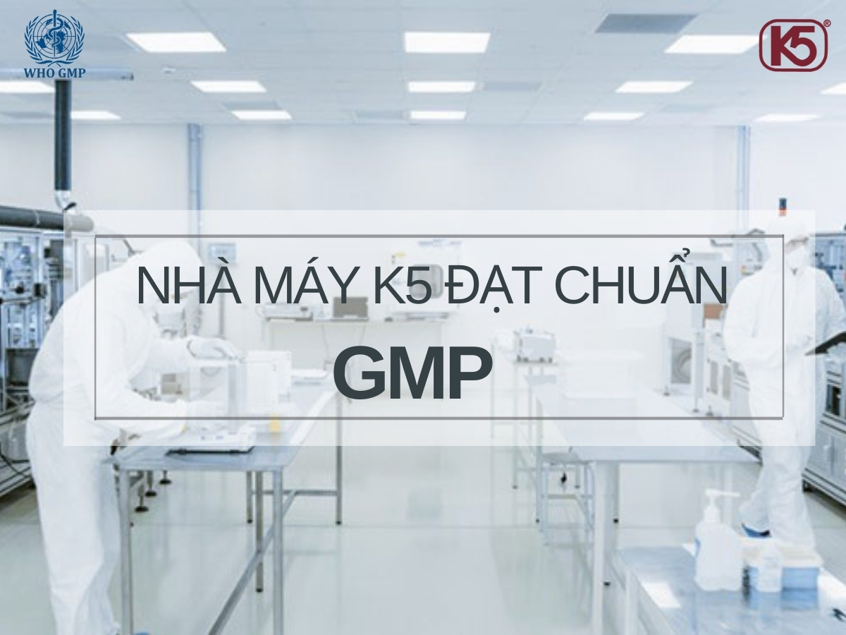 NHÀ MÁY ĐẠT CHUẨN GMP – KEM TRỊ NÁM K5