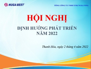 Hội Nghị tại Thanh Hoá Định Hướng và Phát Triển Năm 2022