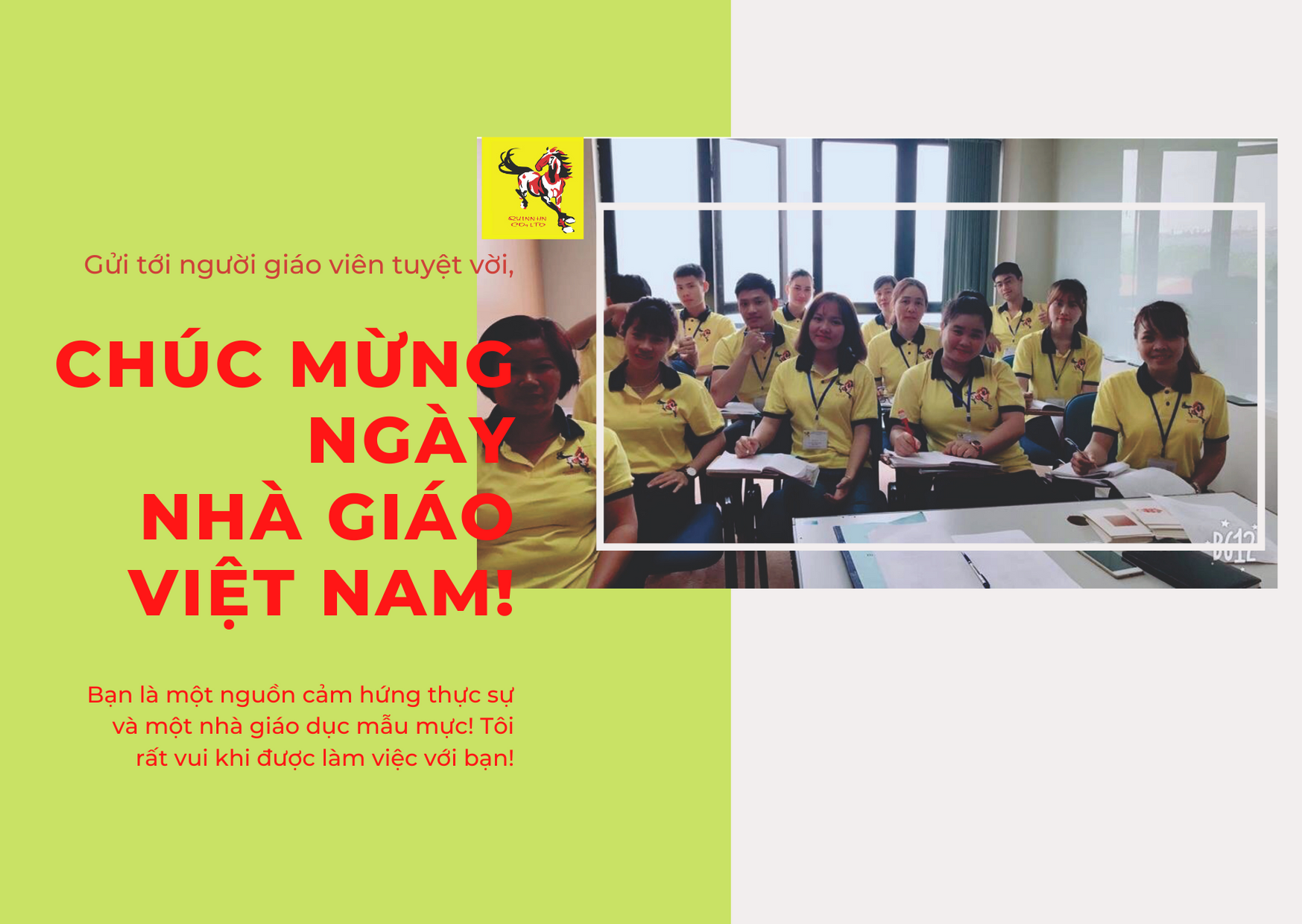 CHÚC MỪNG NGÀY NHÀ GIÁO VIỆT NAM 20/11