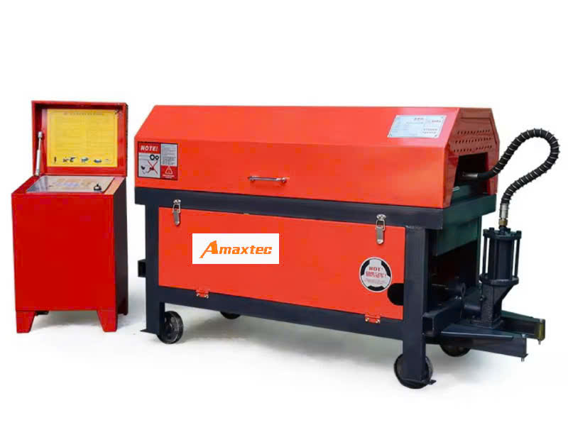 Máy nắn thẳng sắt, thép, inox và cắt đoạn tự động | D4, d5, d6, d7, d8