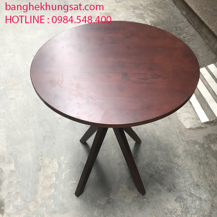 Bàn Cafe Tròn 60cm Chân Chụm