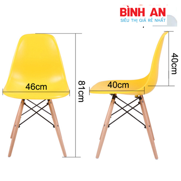 Ghế Eames Chân Gỗ DSW
