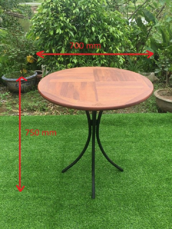 Bàn Ghế Cafe Fansipan Tròn 70cm