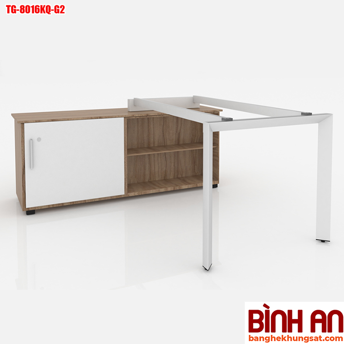 Chân Bàn Sắt Văn Phòng Tam Giác Không Quỳ 1 Khung Gác Tủ 8016