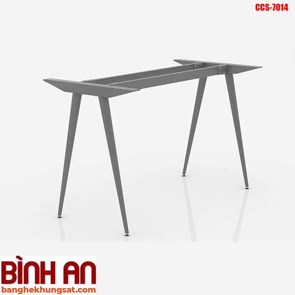 Chân bàn sắt ống côn 700x1400mm