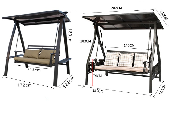 xích đu ngoài trời nhập khẩu  M3-03