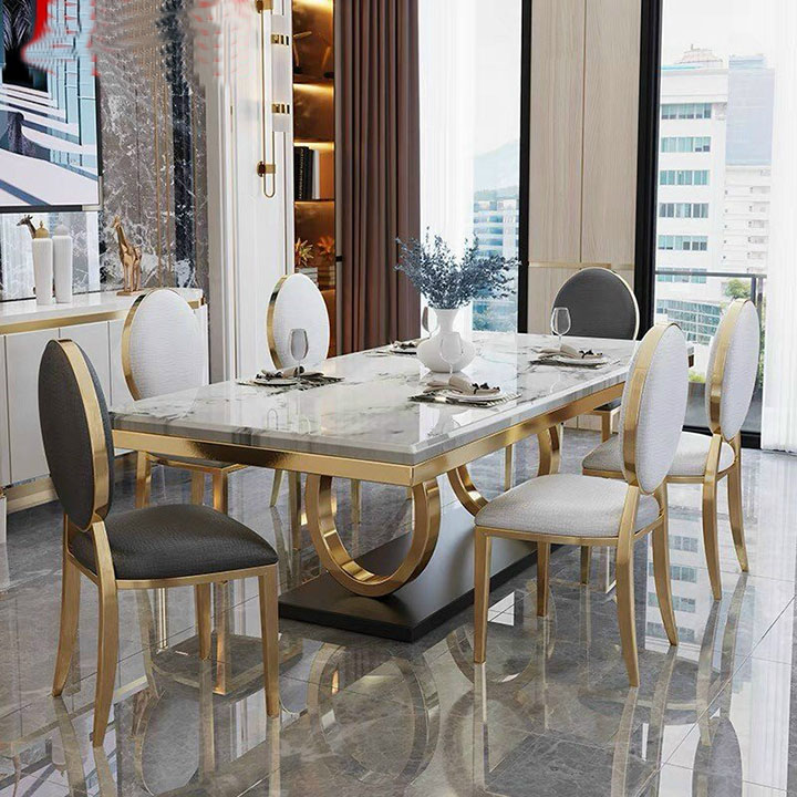 Bàn Ăn Mặt Đá BA-M005