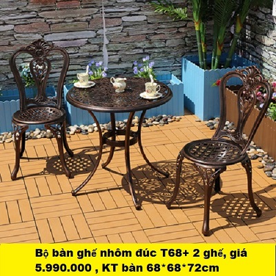 Bộ Bàn Ghế Ban Công Nhỏ MĐ-D68