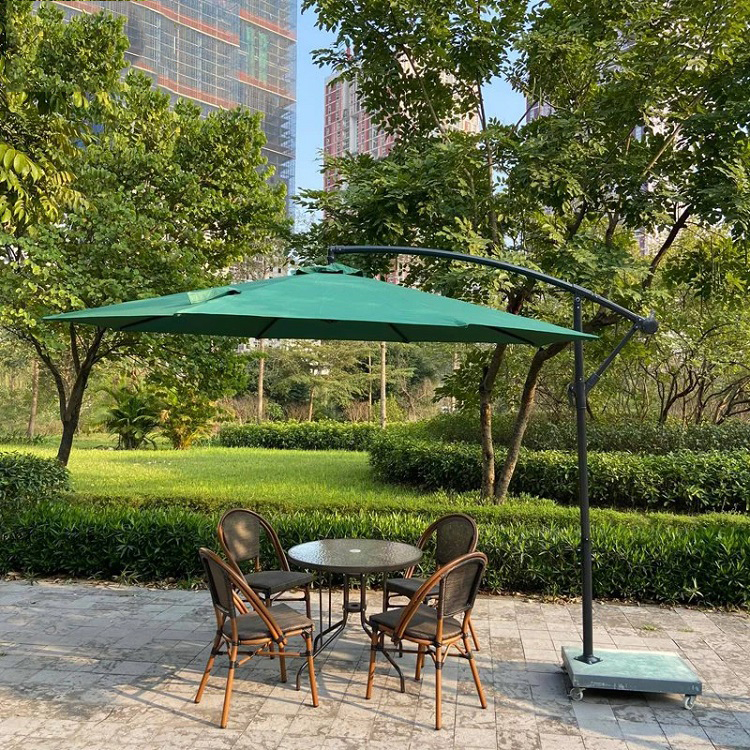 Ô Dù Cafe Lệch Tâm Tròn 3m