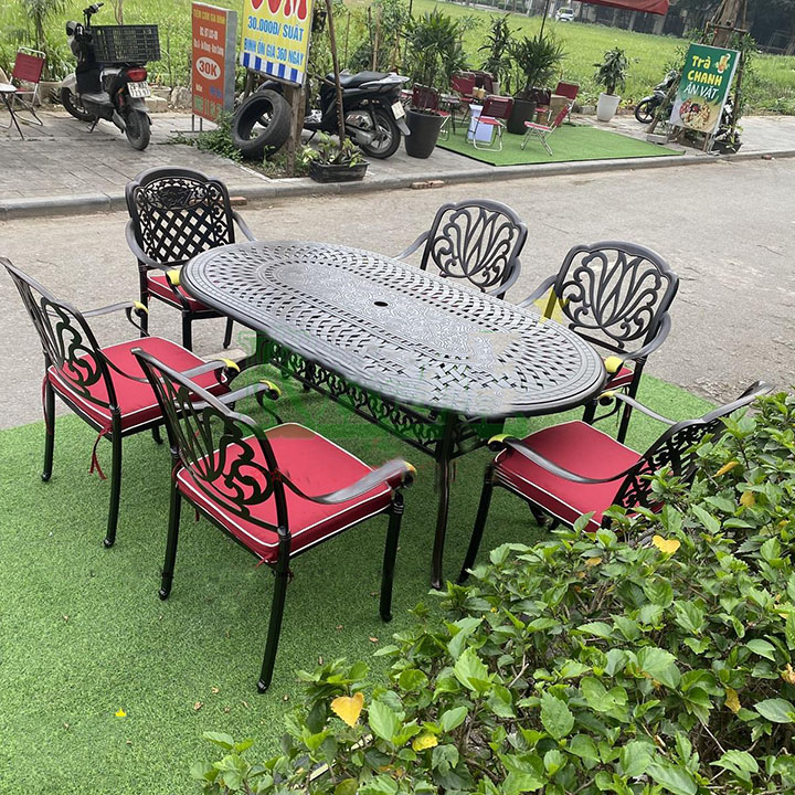 Bàn Ghế Sân Vườn Nhôm Đúc HOV-D180