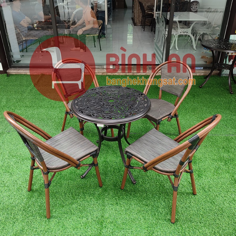 Bộ Bàn Ghế Cafe Ngoài Trời Nhập Khẩu D68