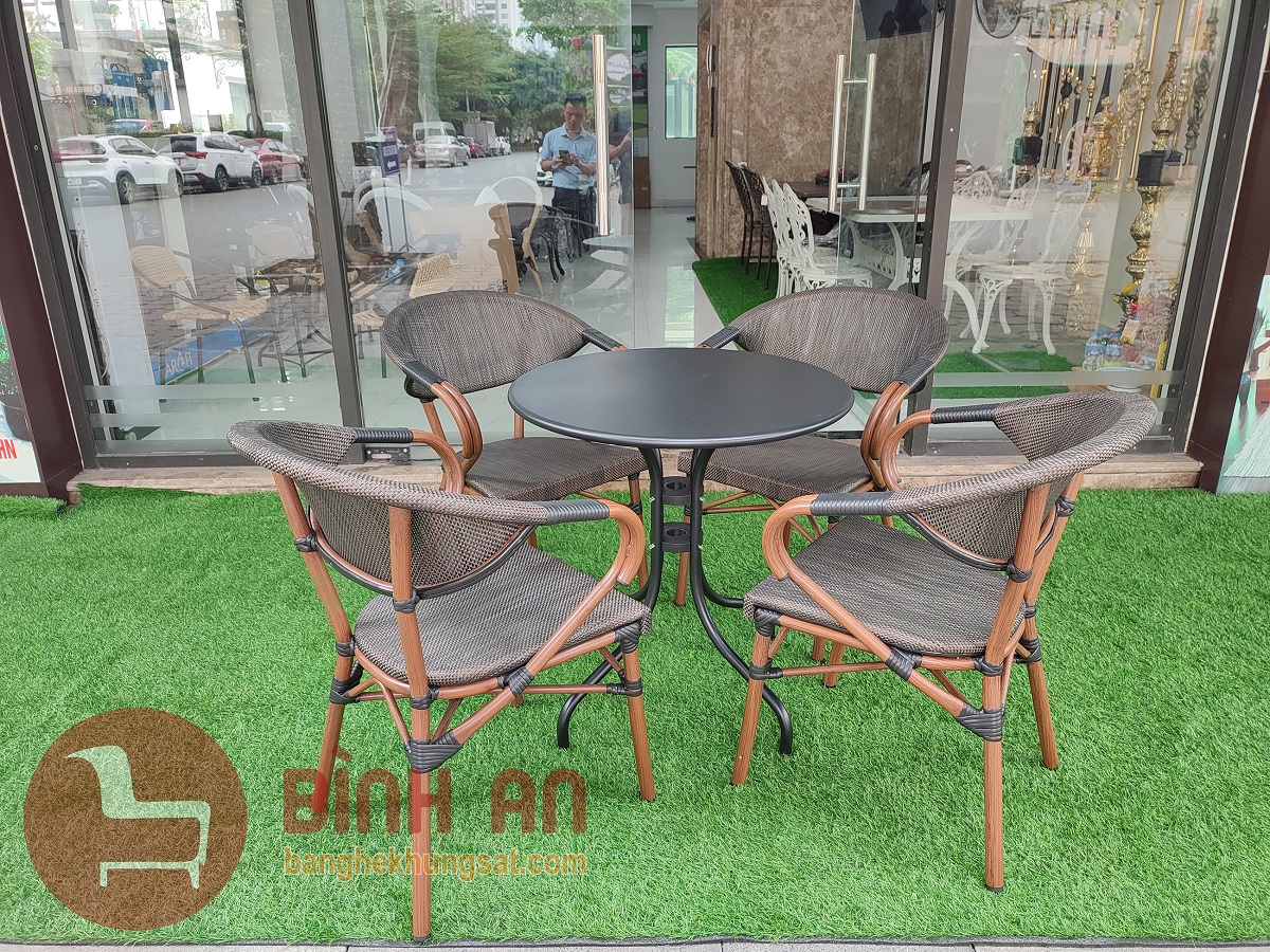 Bộ bàn ghế cafe ngoài trời T70