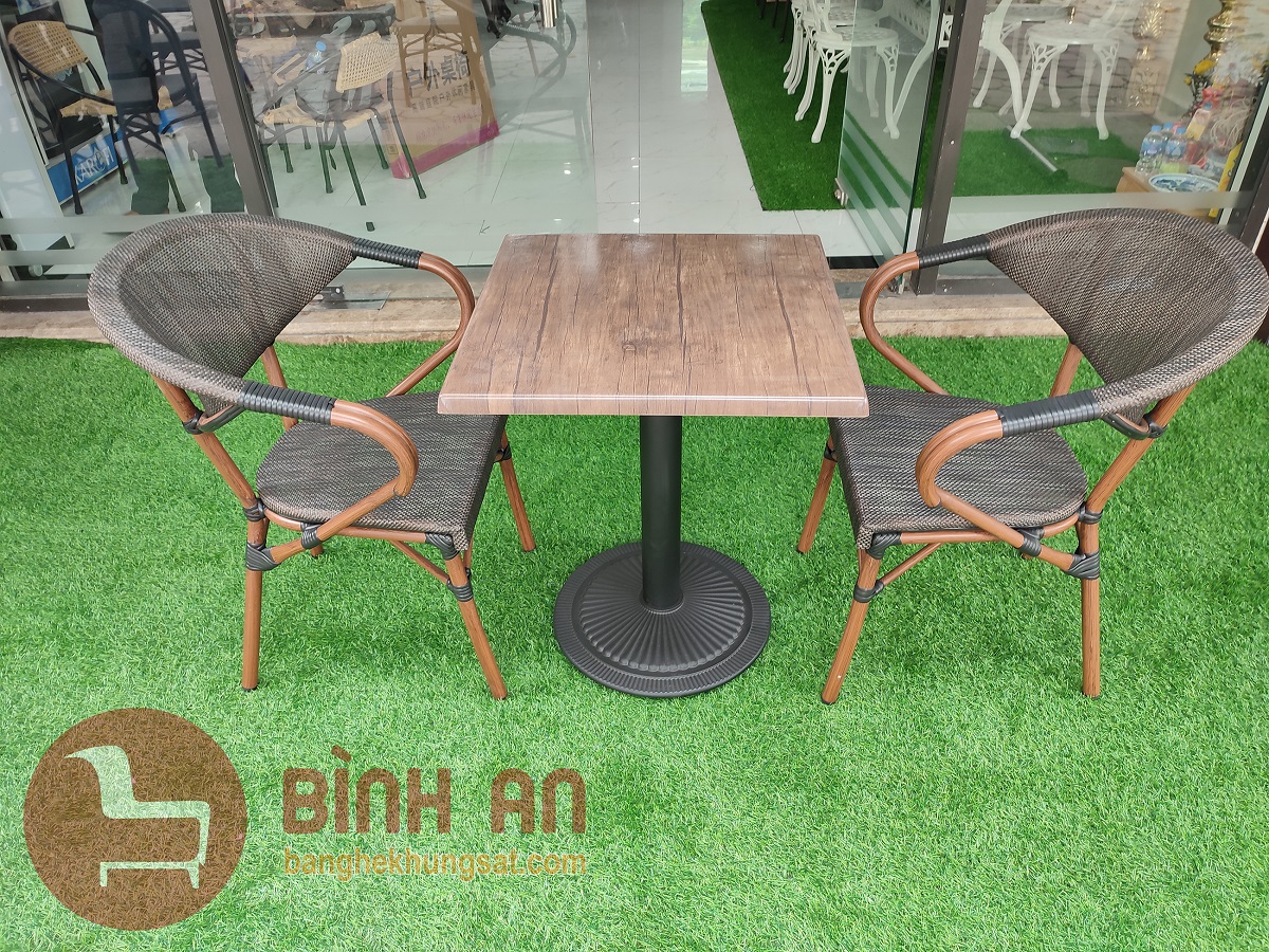 Bàn Ghế Cafe Ngoài Trời BCP-V02