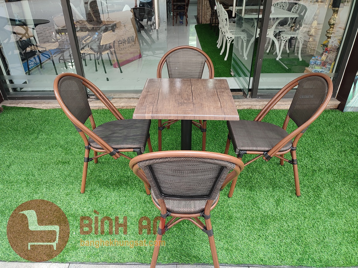 Bàn Ghế Cafe Ngoài Trời BCP-V02