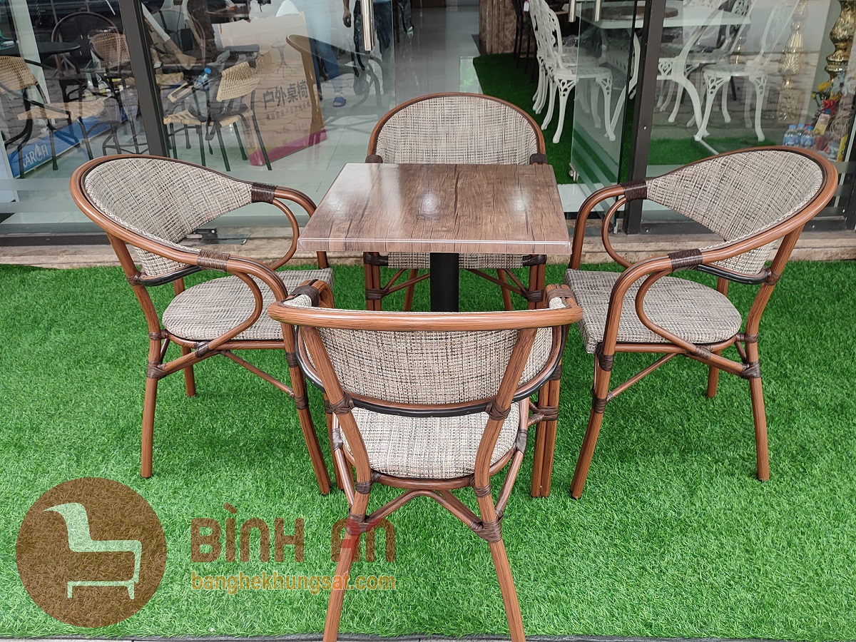 Bàn Ghế Cafe Ngoài Trời BCP-V02