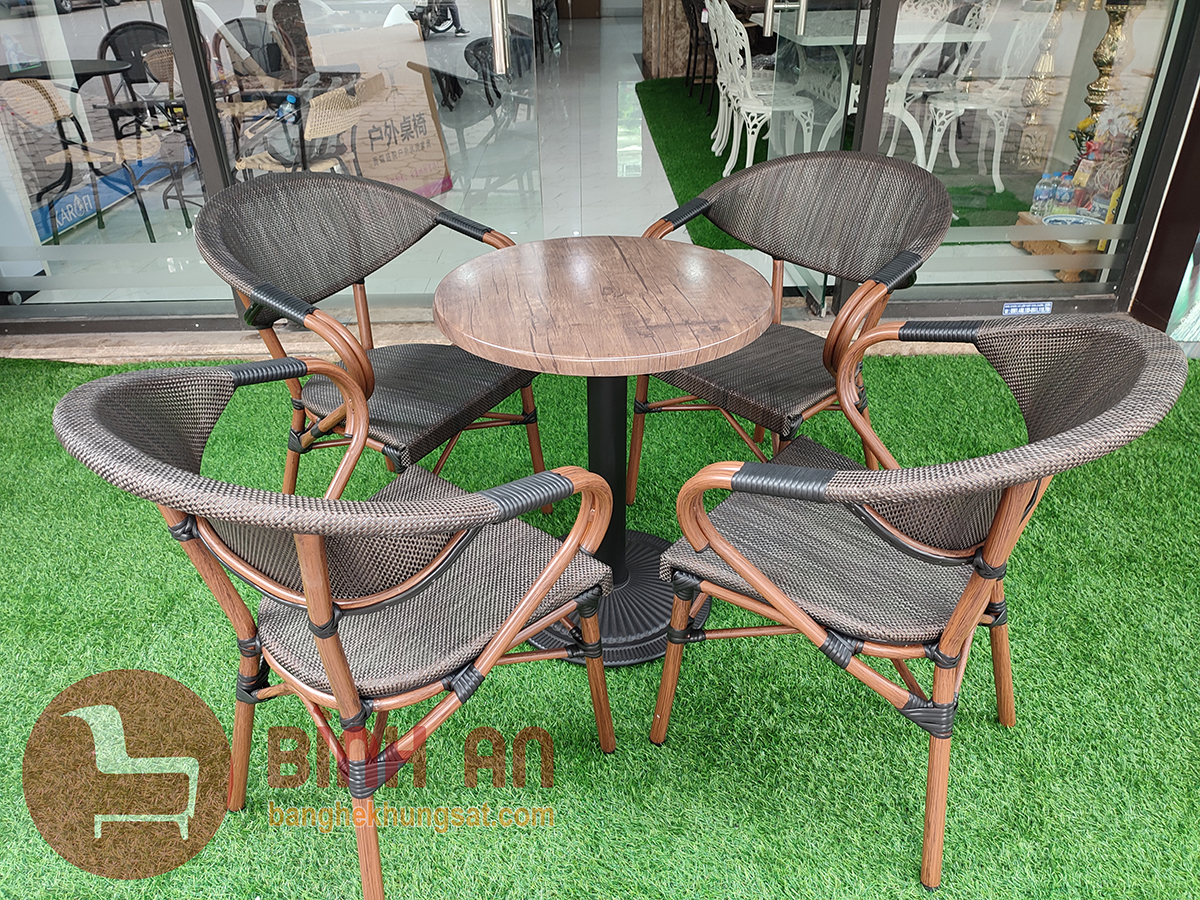 Bàn Ghế Cafe Ngoài Trời BCP-T04-CT