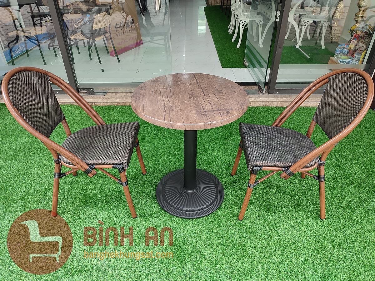 Bàn Ghế Cafe Ngoài Trời BCP-T02