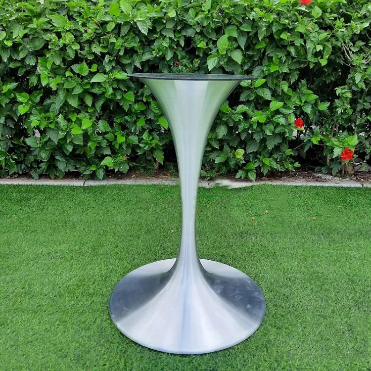 Chân Bàn Cafe Tulip M4 Màu Bạc