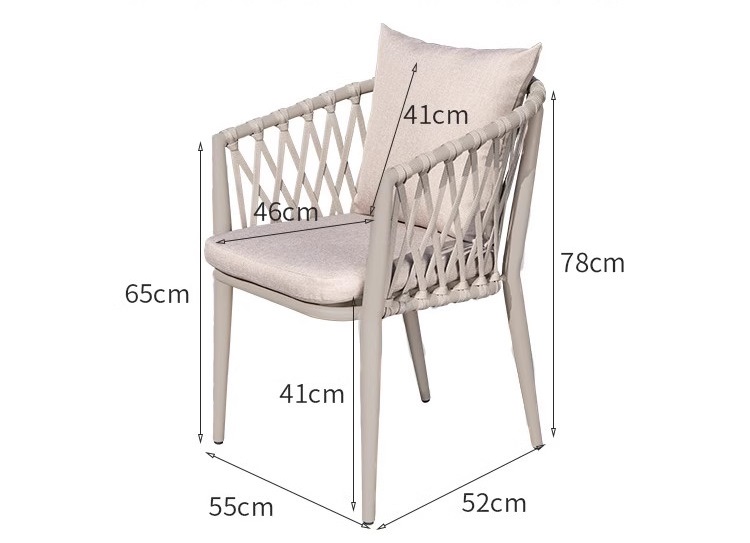 Bộ Bàn Ghế Ngoài Trời Dây Dù Cây Nấm D90