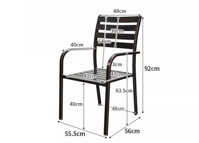 Bộ Bàn Ghế Ngoài Trời Thông Minh 180/240cm