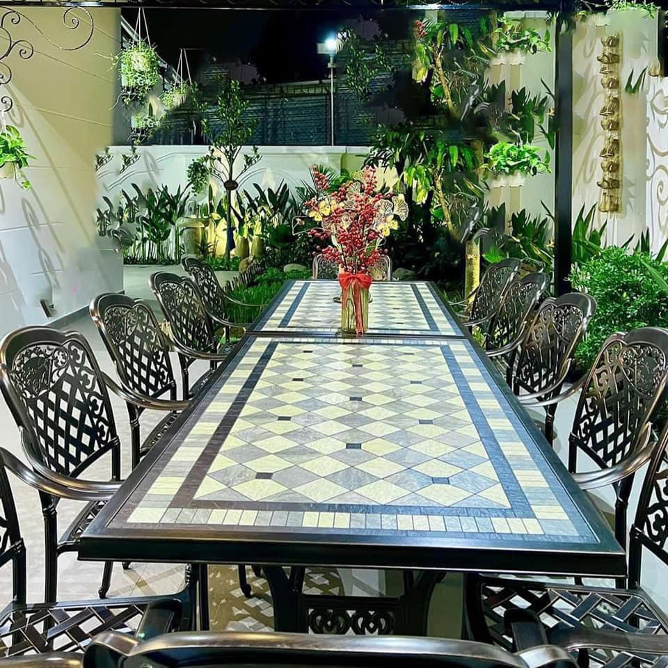 Bàn Ghế Sân Vườn Nhôm Đúc BA-MĐ150
