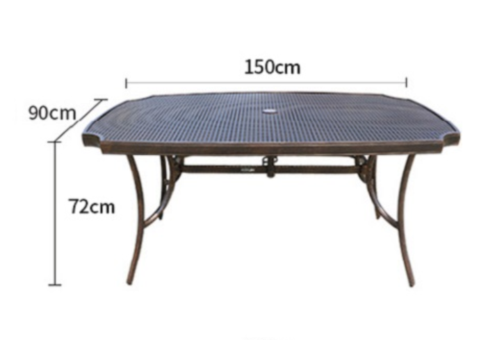 Bàn Ghế Sân Vườn Ngoài Trời KGD-D150-6G