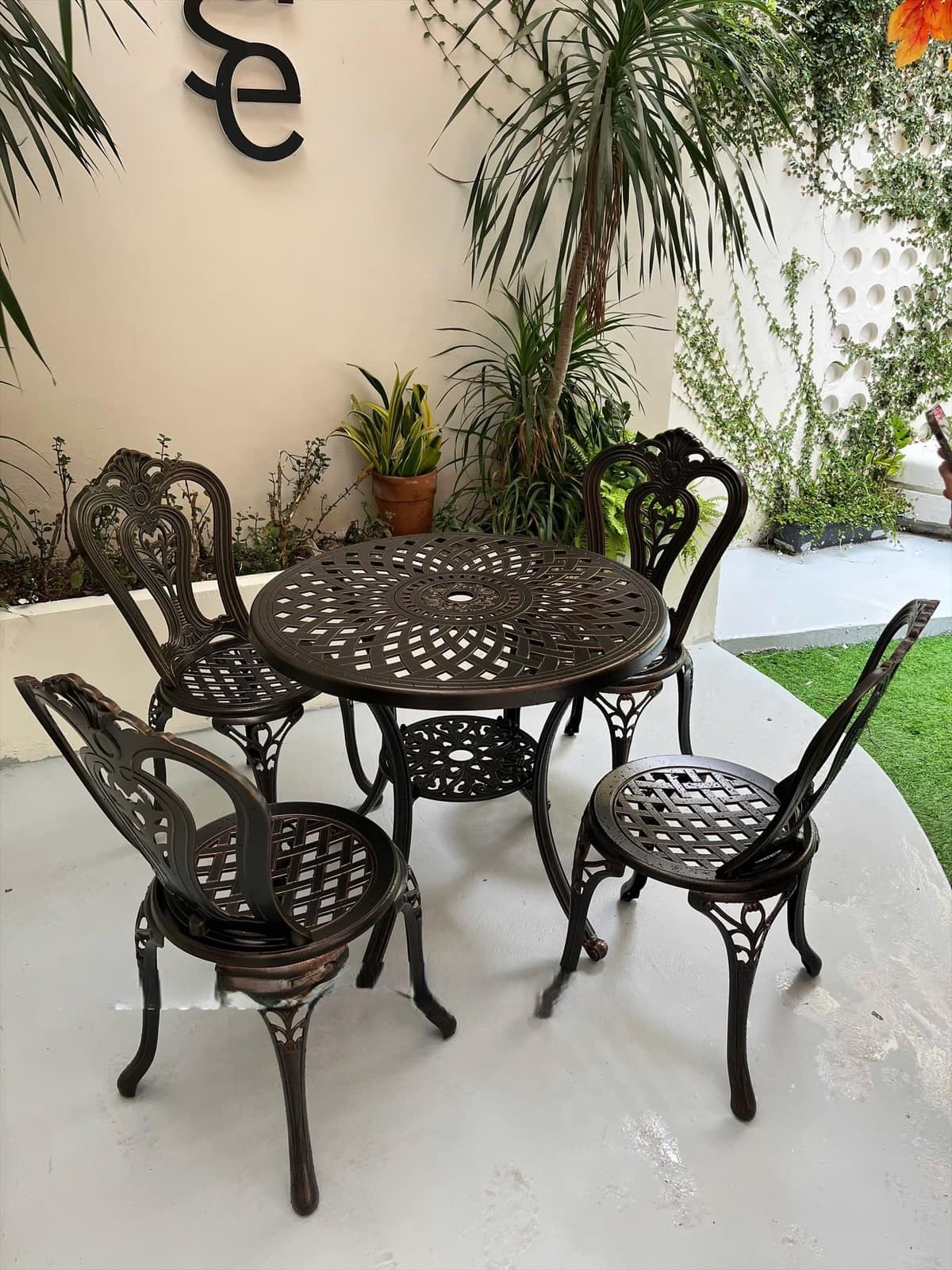 Bộ Bàn Ghế Sân Vườn Ngoài Trời D78