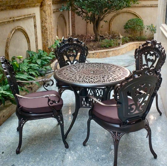 Bộ Bàn Ghế Sân Vườn Ngoài Trời D90 -GTCĐ