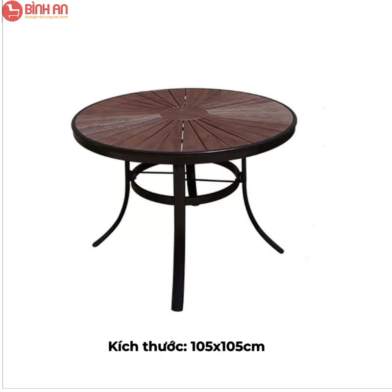 Bàn Ghế Sân Vườn Ngoài Trời D100 Composit