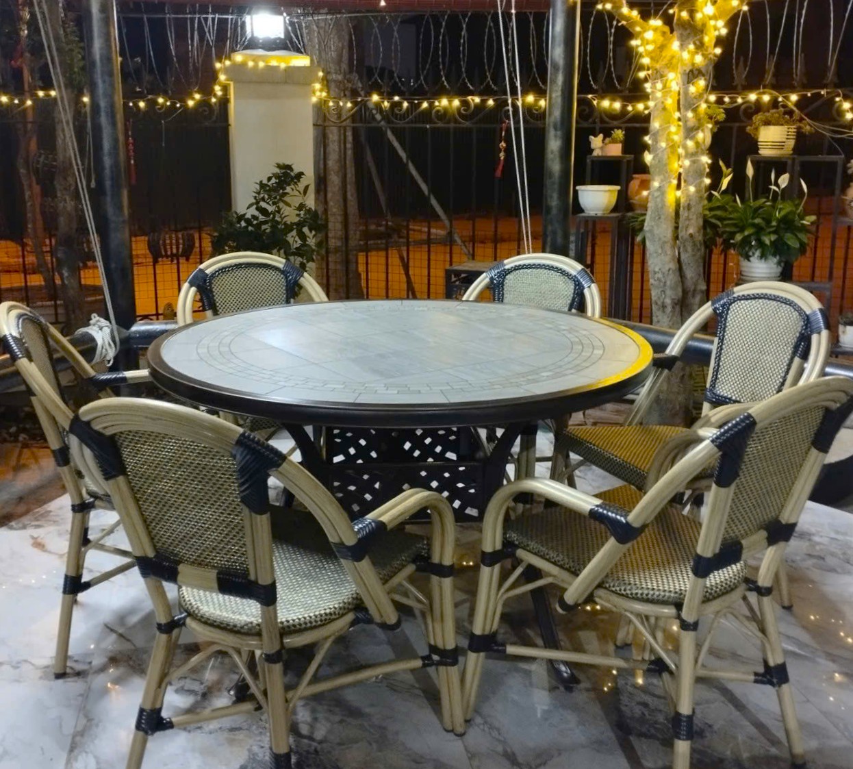 Bộ Bàn Ghế Sân Vườn Nhập Khẩu D84