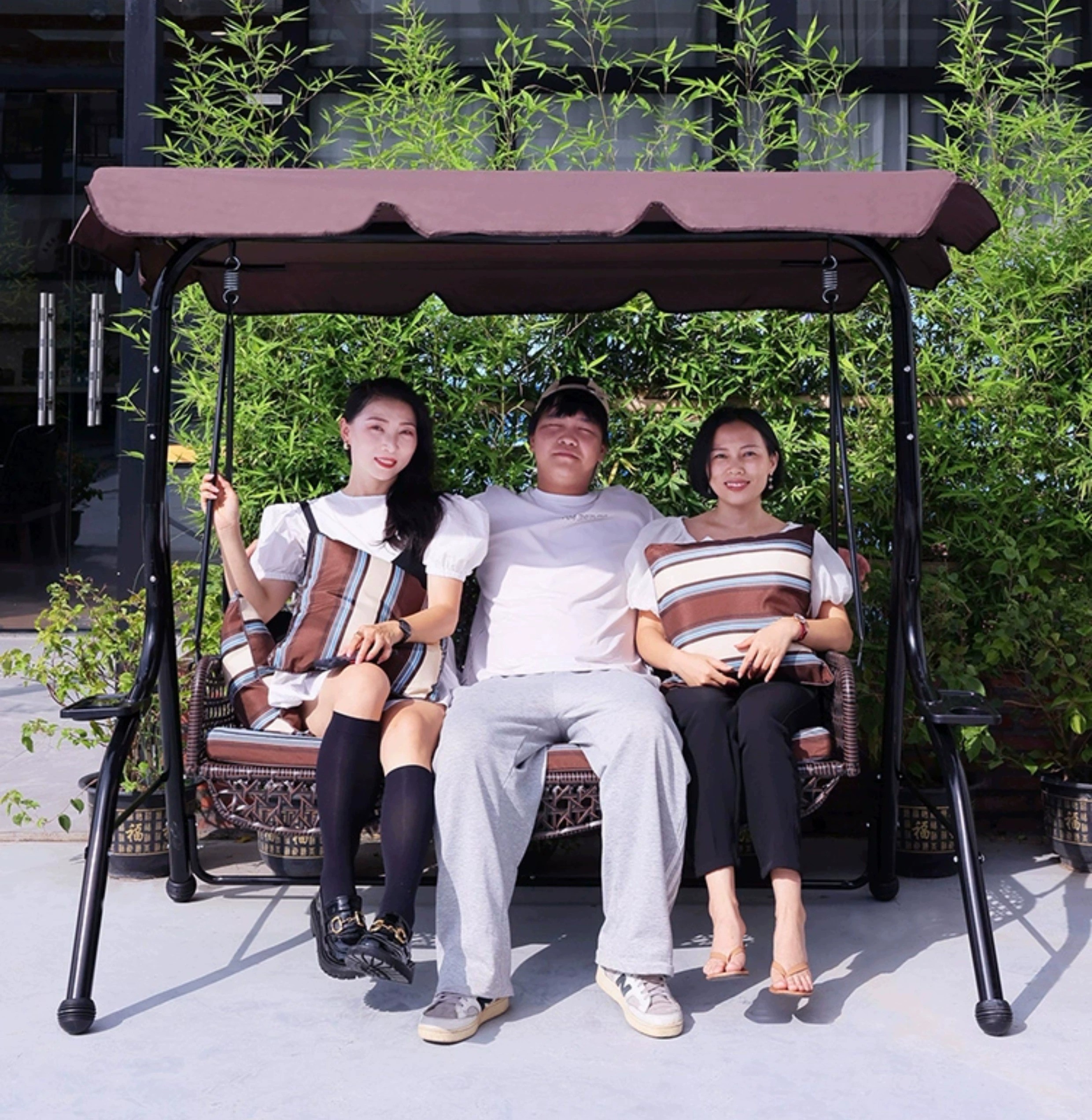 Xích Đu 3 Chỗ Nhập Khẩu