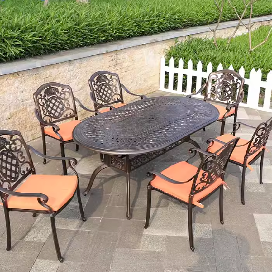 Bàn Ghế Sân Vườn Nhôm Đúc HOV-D180