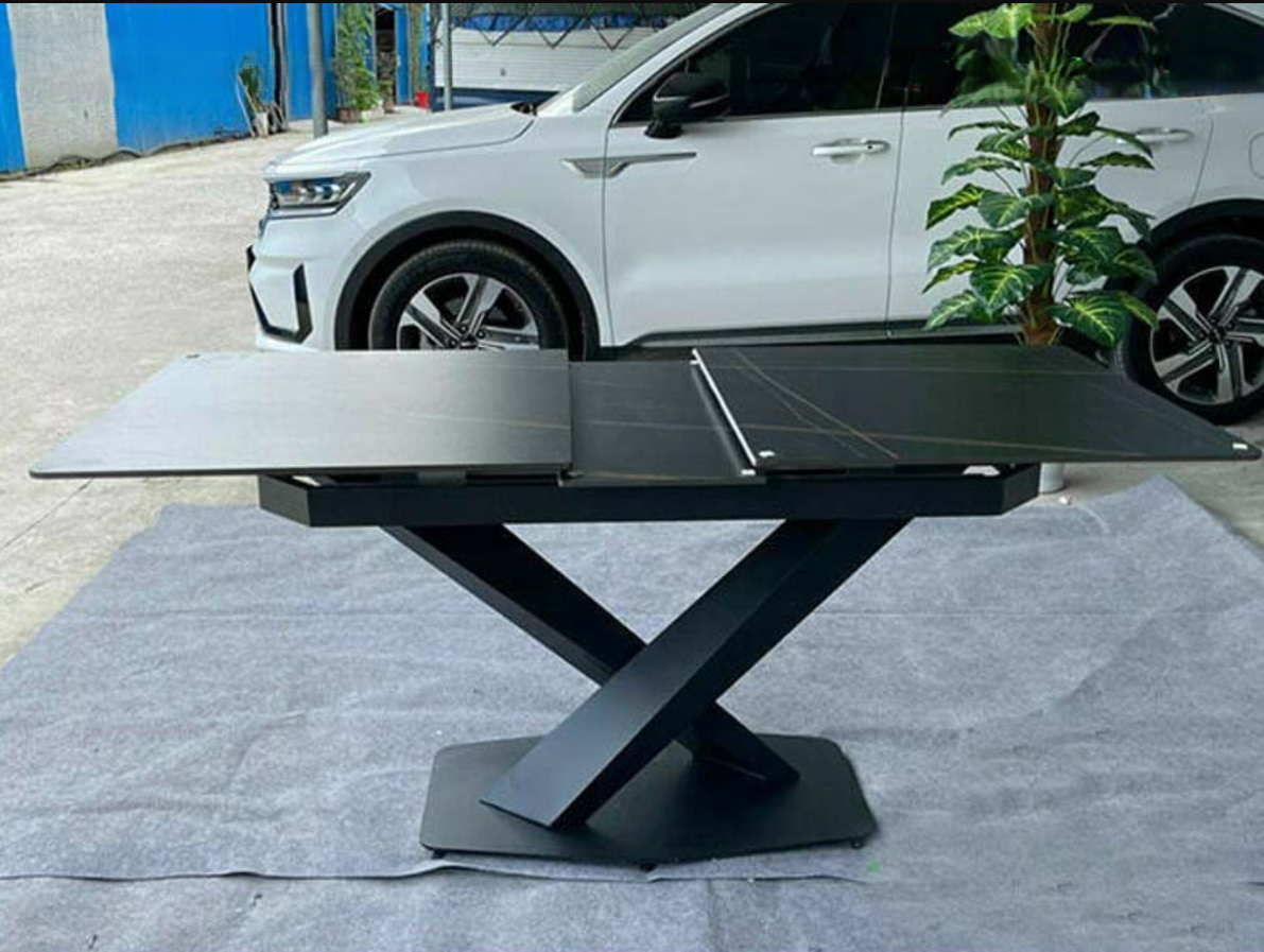 Bàn Ăn Mặt Đá Ceramic Thay Đổi Kích Thước BA-05