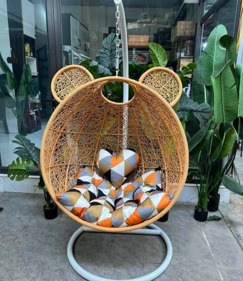 Xích Đu Mây Nhựa Tai Chuột MN03
